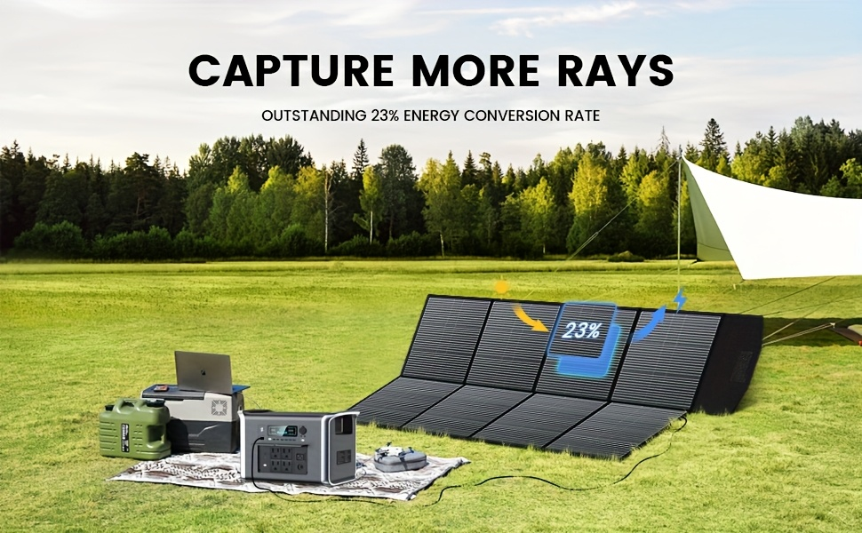 Monocrystalline High Power Solar Panel, 400W/200W/100W Portable Solar Panel, Foldable Solar Blanket — image 15