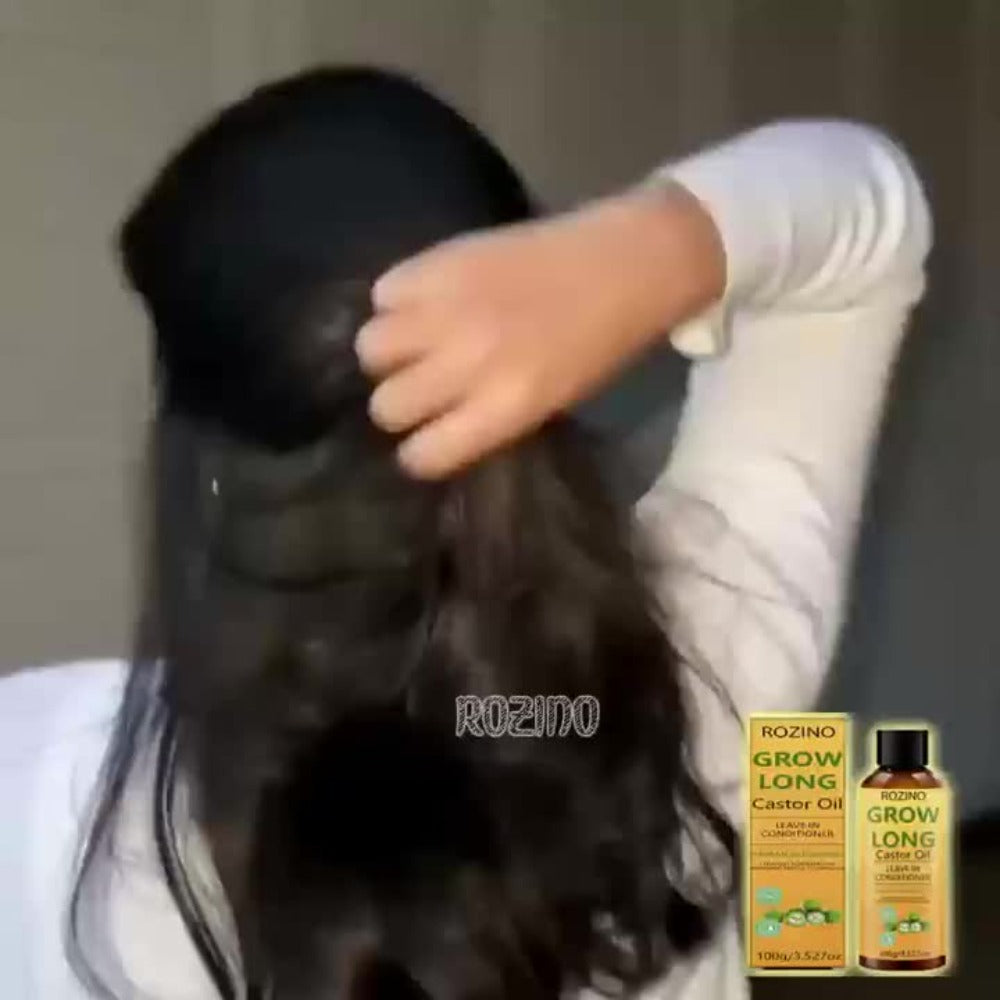 Deep Castor Oil Hair Conditioner 100ml Thickening Scalp Treatment for Bath Time, Home Spa and Personal Care — image 11