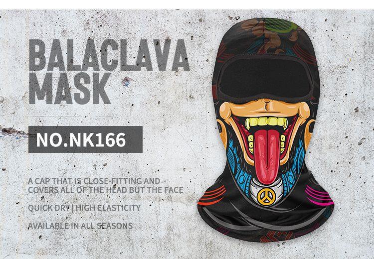Cycling Full Face Breathable And Windproof Scarf Mask