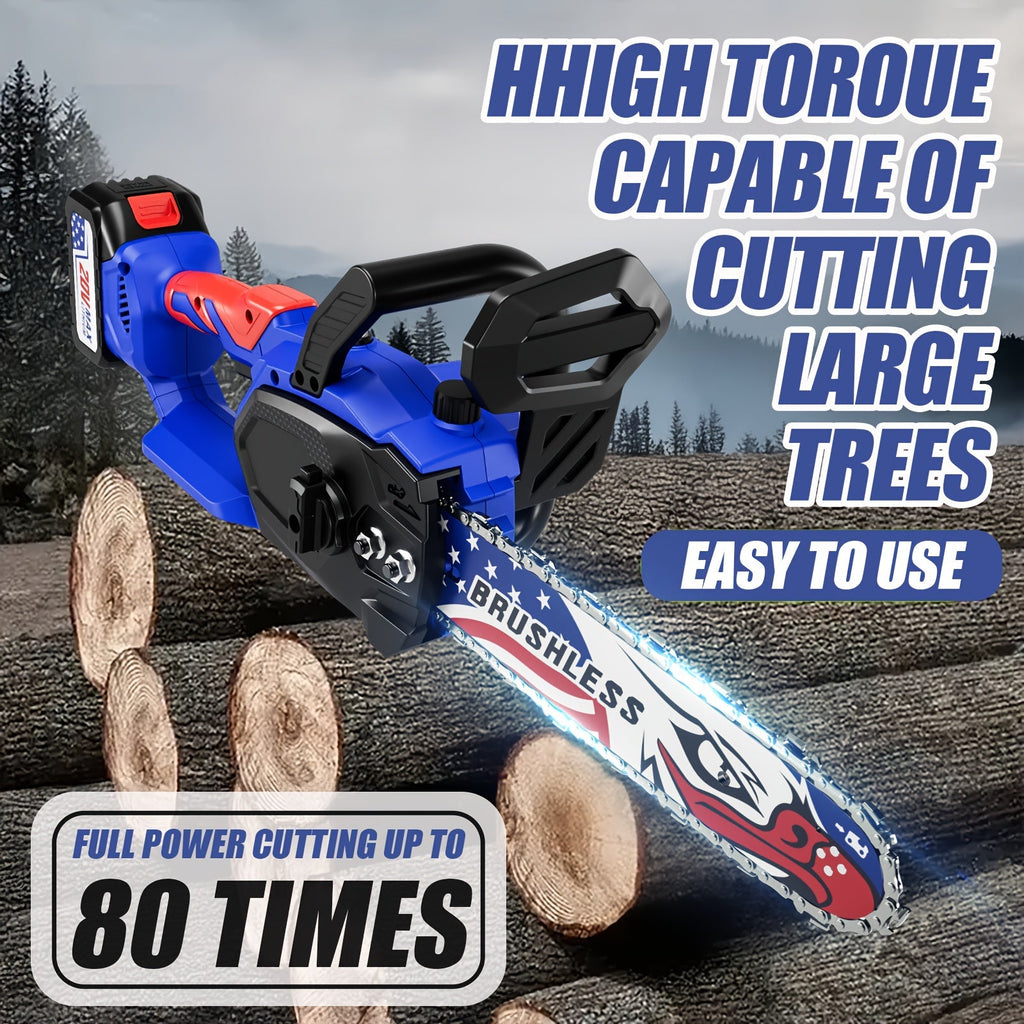 Cordless Chainsaw Auto Lube Tool-Free for Garden, Patio and Yard Use, with the Listed Configuration — image 4