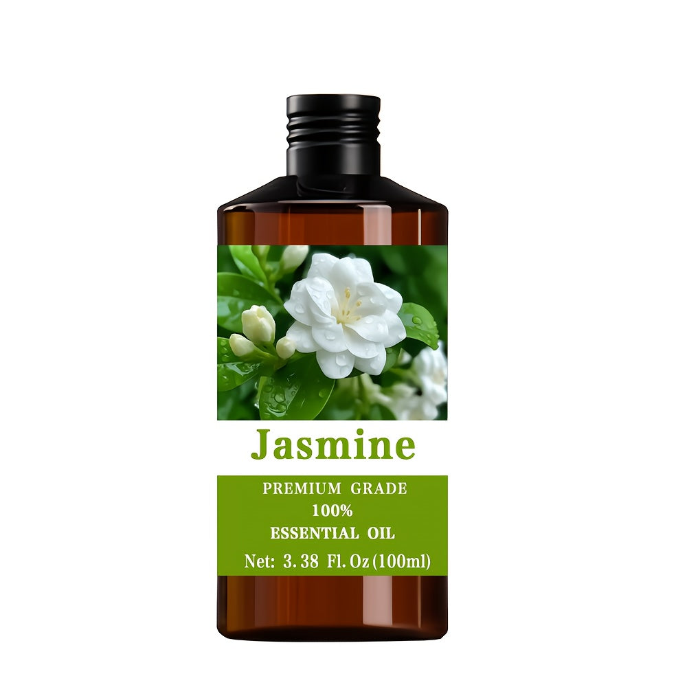 Jasmine-Scented Aromatic Oil in 100ml Amber Bottle with Floral Label and Single Capacity Option — image 7