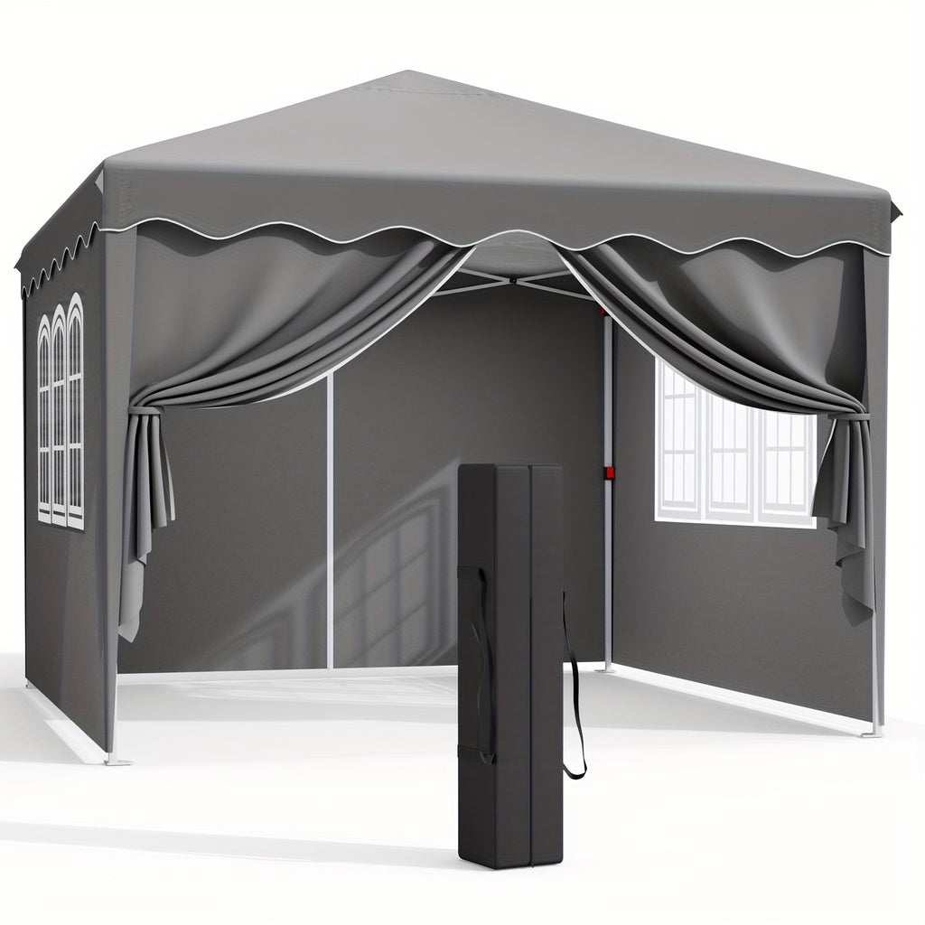 Pop Up Canopy Tent with Sidewalls, Outdoor Party Wedding Backyard for Garden, Patio and Yard Use — image 1