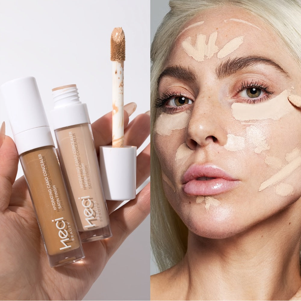 Liquid Concealer and Contour Stick Set 2 Pcs Buildable Coverage Pore Minimizing, for Makeup, Travel and Everyday Vanity Use —