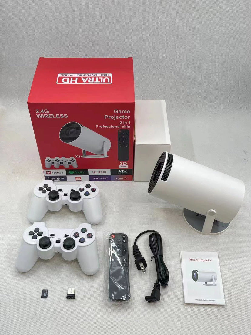 Wireless Same Screen HD Home Portable Game Projector