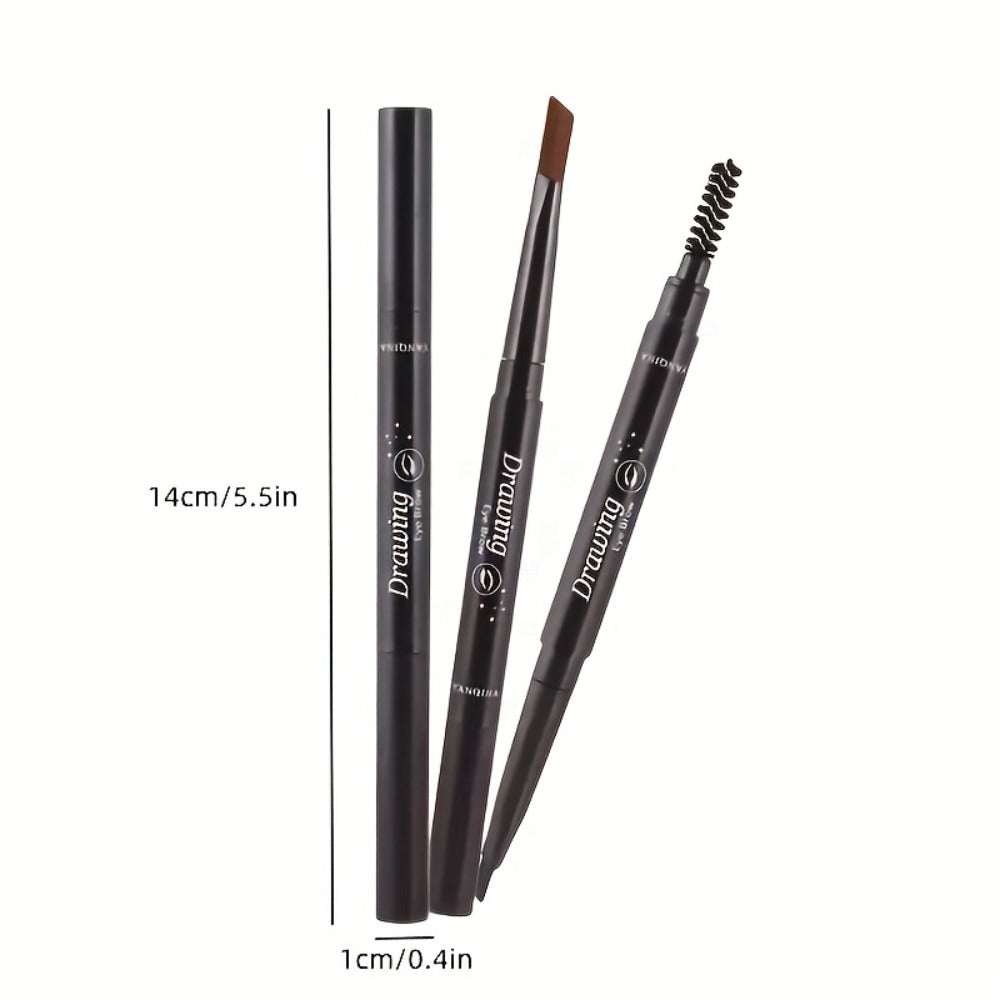 12-Pack Automatic Eyebrow Pencils with Angled Tips, Spoolie Ends and Four Brown-to-Black Color Options — image 6