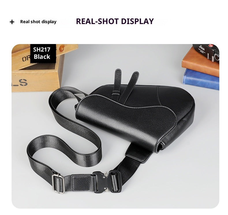 Unisex Saddle Shoulder Crossbody Chest Bag