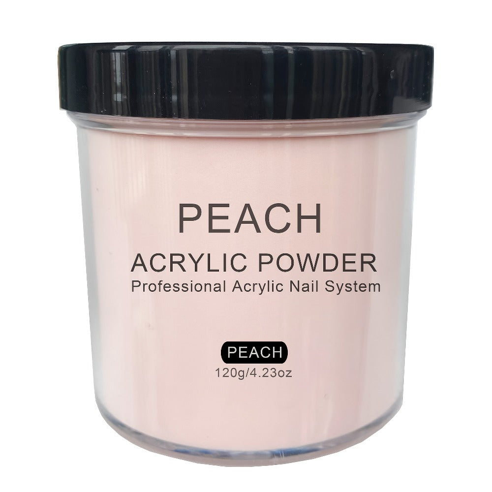 120g Acrylic Nail Powder Jar in Rose, Almond, Peach or Natural Pink for Use with Compatible Acrylic Liquid — image 7