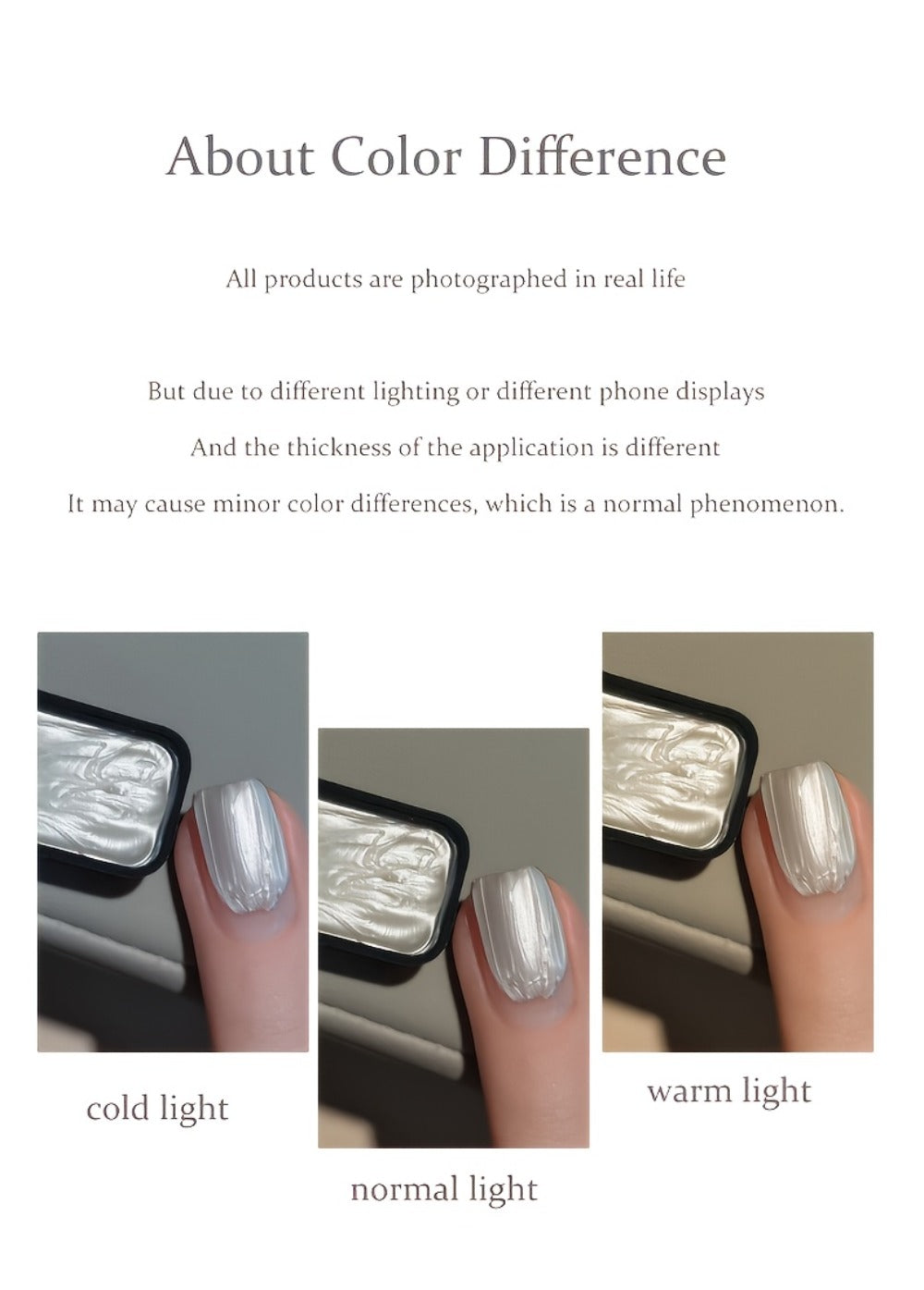 Shimmer Nail Art Gel Nine-Color Grid Palette with Metallic Neutral or Milky Way Color Selection — image 19