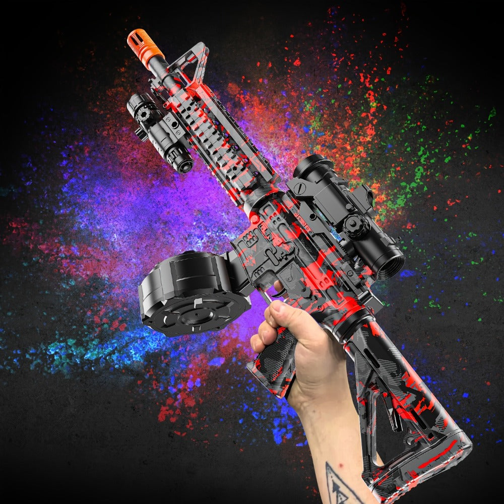 Large Drum Magazine Dual Mode Foam Blaster, Full Auto & Semi-Auto Outdoor Team Battle Toy Gun for Kids Boys Ages 8+ — image 6