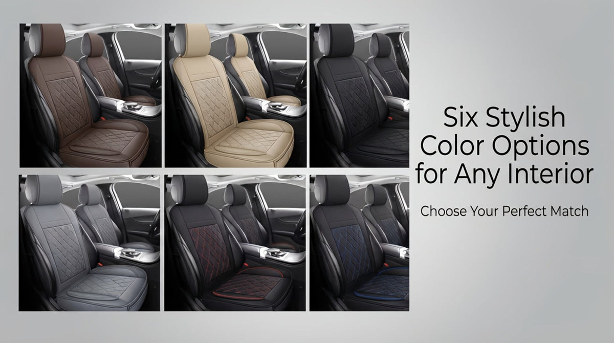 Car Seat Covers Front Pair with Full-Surround High-Back Design and Fifteen Color or Pattern Options — image 20