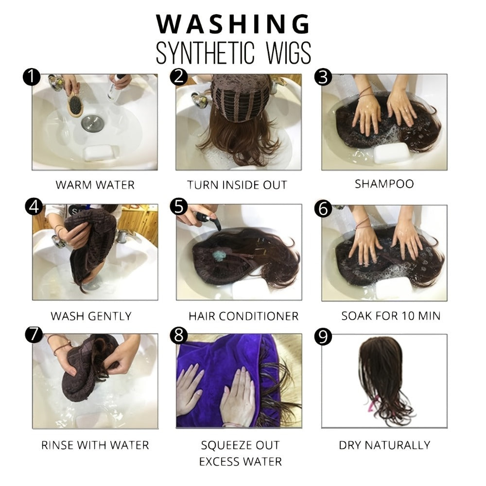 Synthetic Wig 4-Inch Wavy Pixie Cut with Bangs in Dark Brown, Deep Purple or Burgundy for Cosplay — image 6
