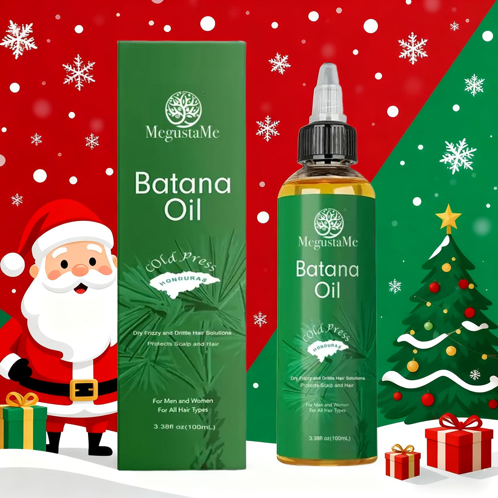 Batana Oil Cold Pressed Pure Hair & Scalp Treatment – Deep Moisturizing Conditioner with Jojoba Oil for Dry Damaged Hair, Fri