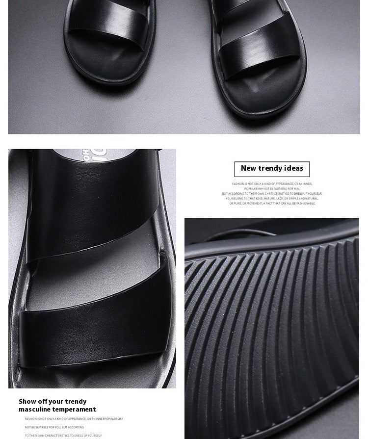 Men's Casual Beach Shoes With Soft Sole And Anti Slip Function