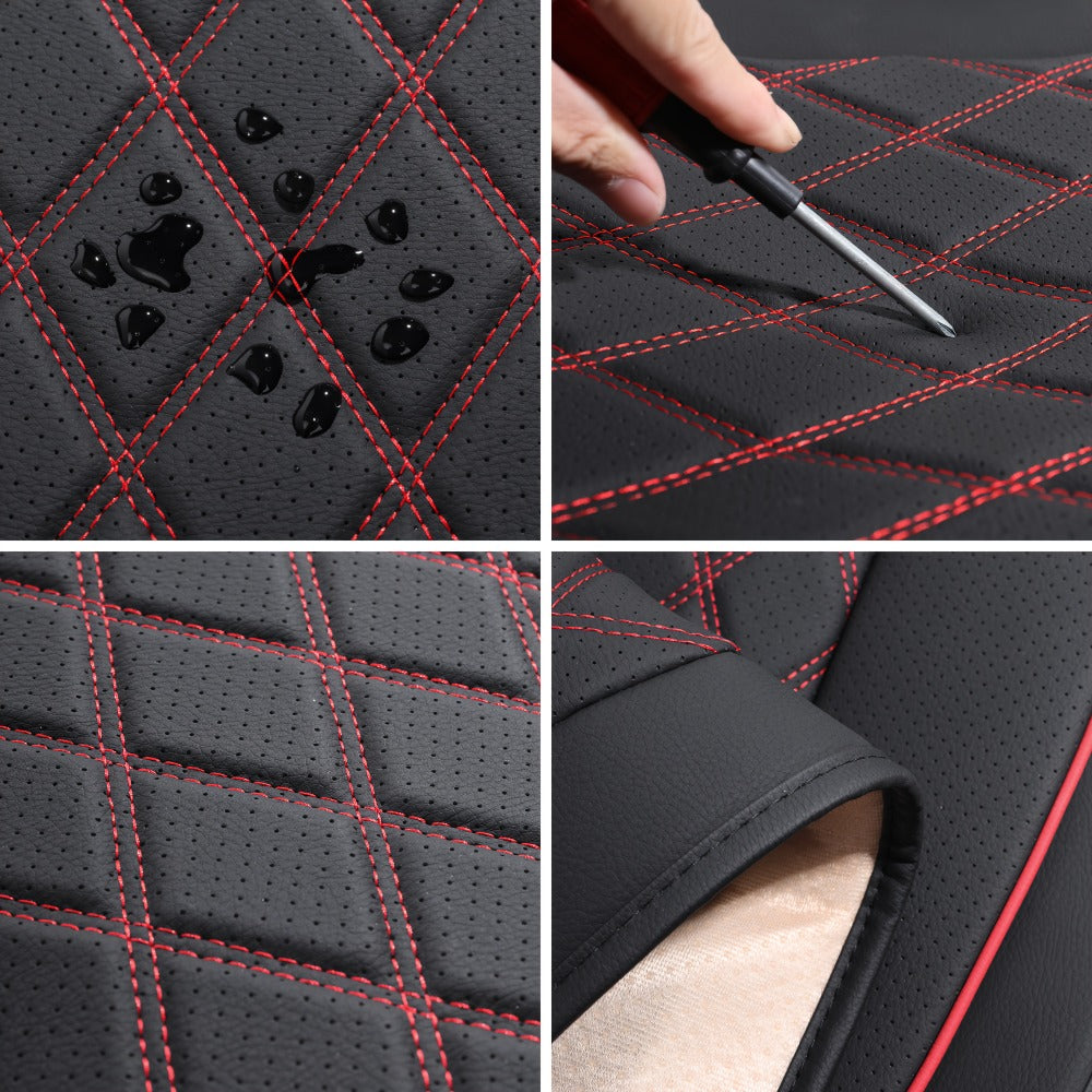 Car Seat Covers Front Pair with Full-Surround High-Back Design and Fifteen Color or Pattern Options — image 37