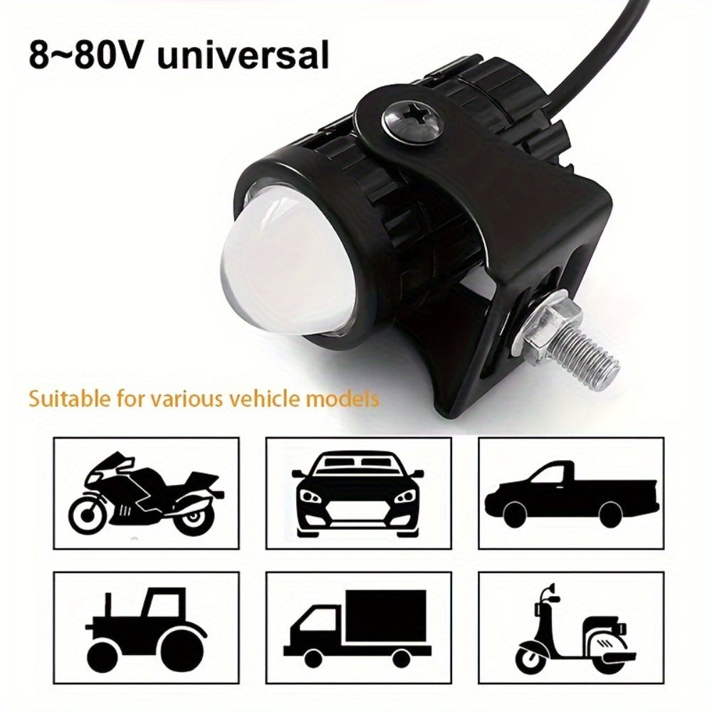 Dual-Color LED Vehicle Work Light Set, Two-Piece 8–80 V Pair with 6000 K White and 3000 K Yellow Output — image 6