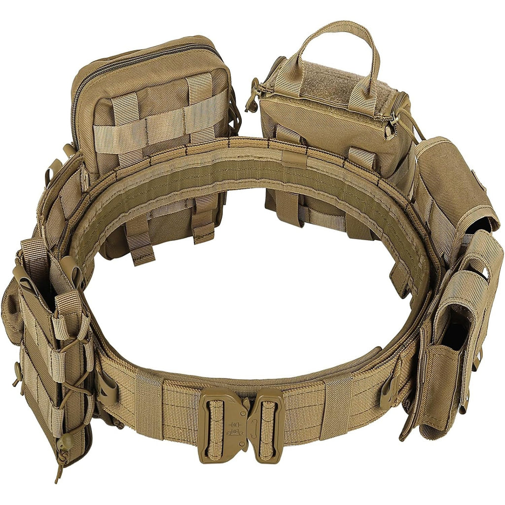 Waist Seal Eight-piece Set Quick Release Equipment Waist Bag Outdoor Patrol Multi-functional Tactical Belt Wholesale