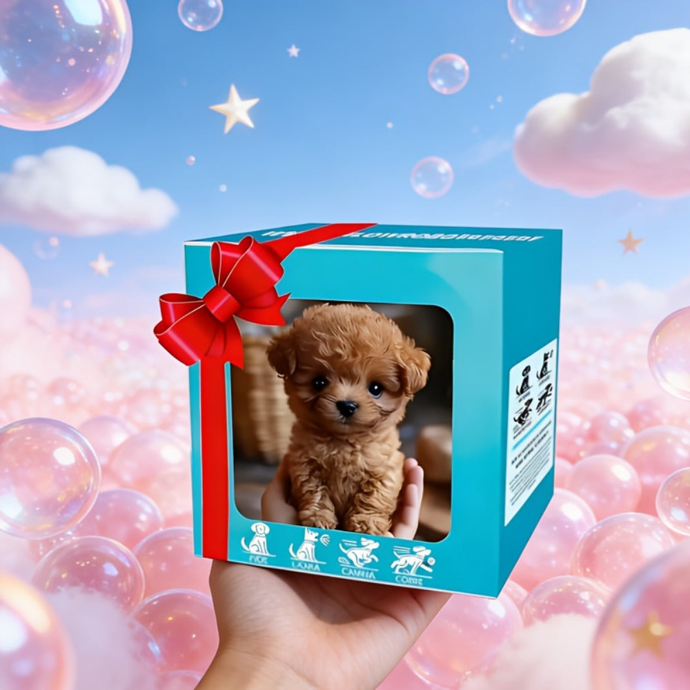 Two-Piece Brown Electronic Plush Puppy Toy Set with Walking and Barking Presentation and Boxed Dogs — image 9
