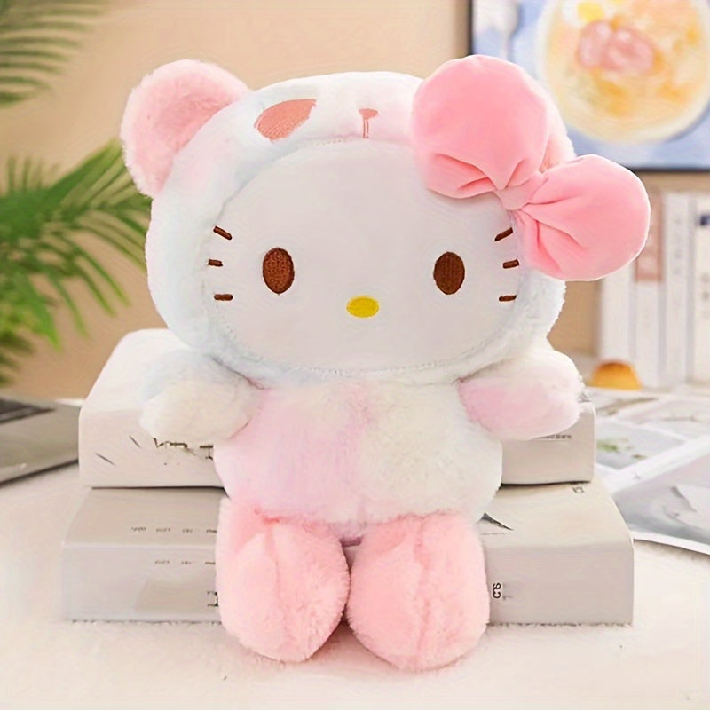 Sanrio Plush Doll, Hello Kitty Kuromi Cinnamoroll My Melody Kawaii Stuffed Animal Character Toy, Cute Gift for Girls & Teens 