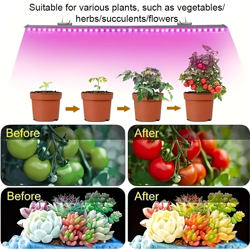 LED Grow Light Strip 16.4 FT Full Spectrum – USB 5V Cuttable Plant Light for Under Cabinet, Indoor Plants, Bonsai, Succulents
