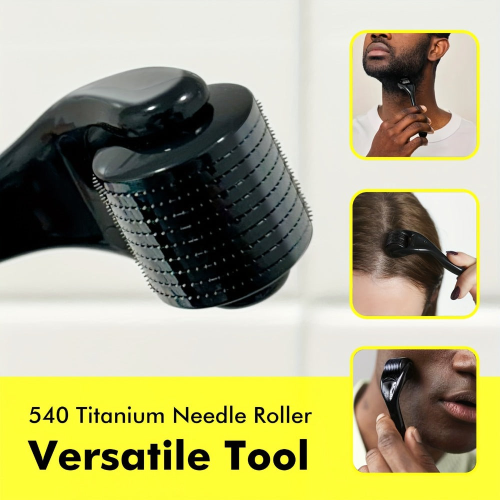 Microneedle Derma Roller 0.25mm 2-Pack for Face Scalp Beard for Bath Time, Home Spa and Personal Care — image 3