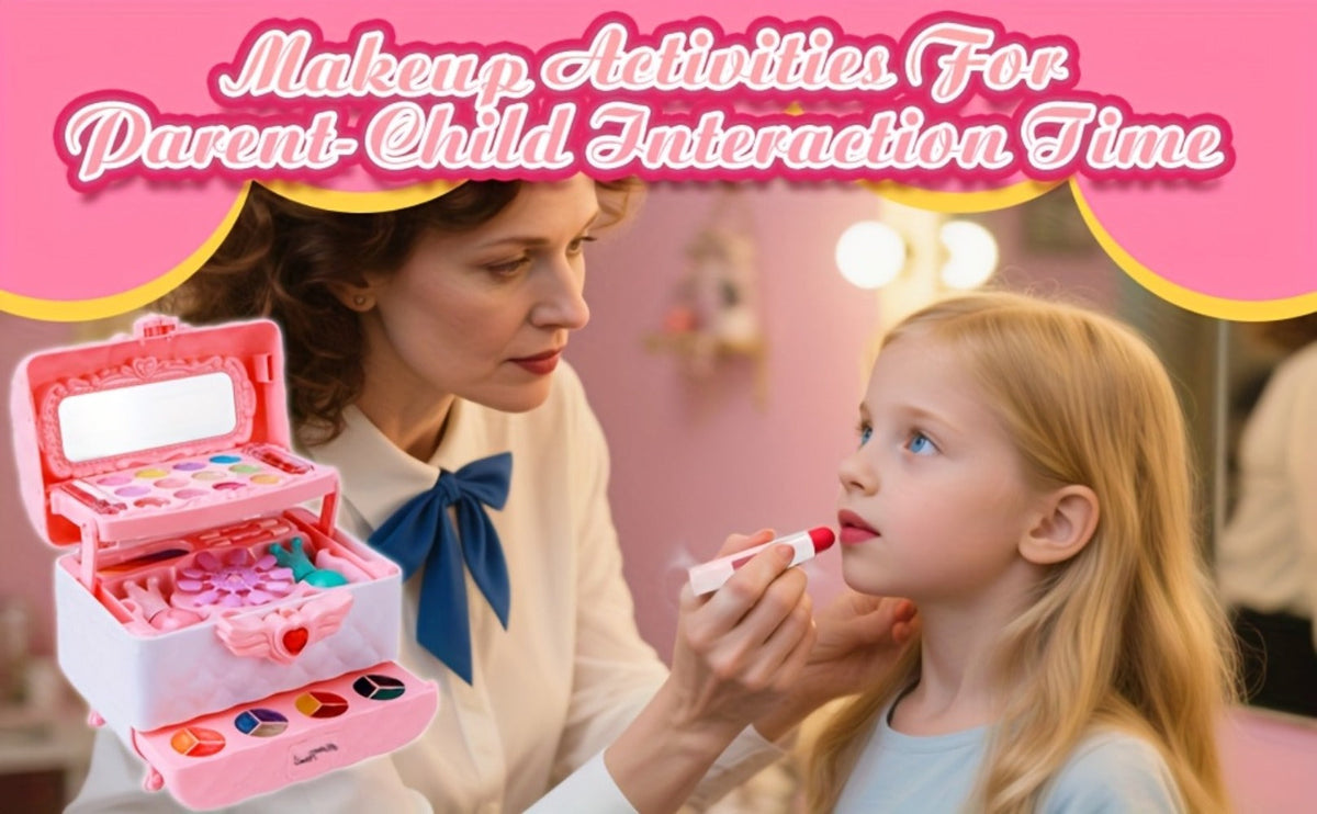 Kids Makeup Kit for Girls Ages 5-12, 48PCS Princess Pretend Play Cosmetics Set, Eyeshadow, Blush — image 12