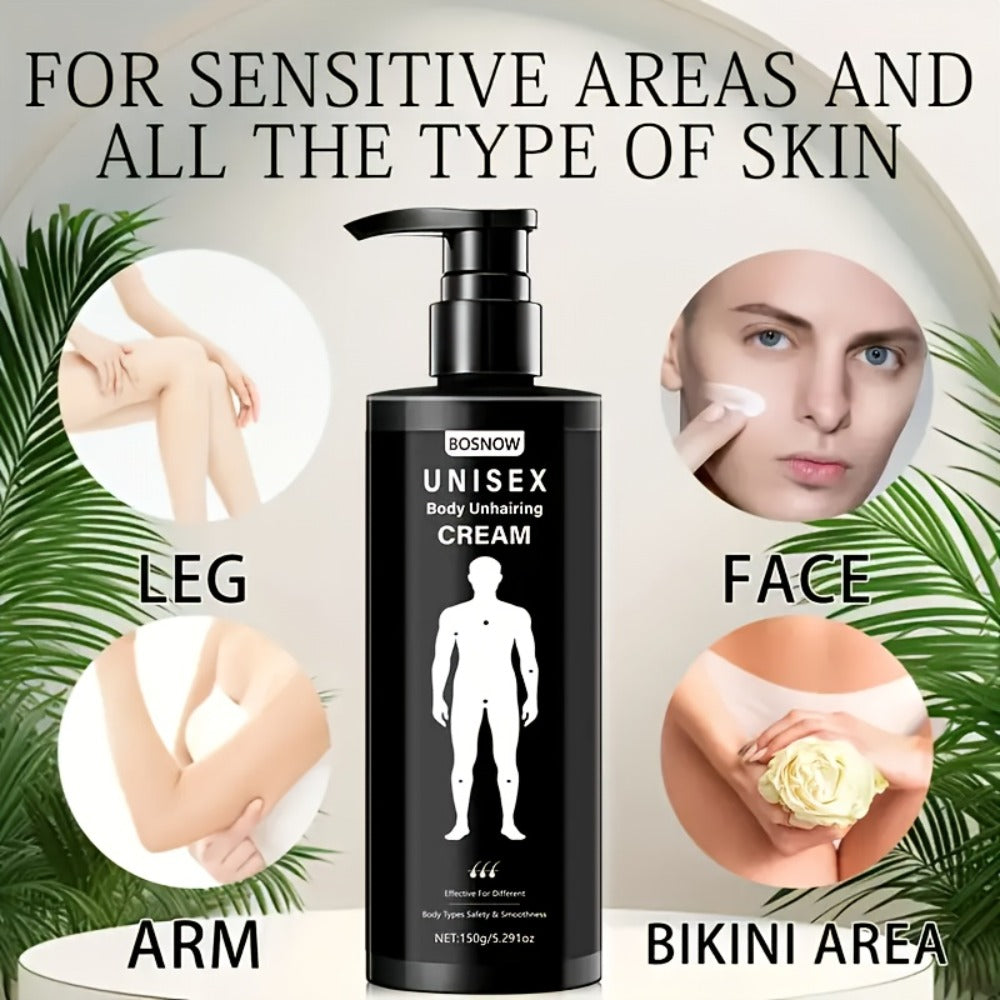 Hair Removal Cream XIAOKS 150g Black Pump Bottle with Carton for External Chest Back and Body Grooming — image 11