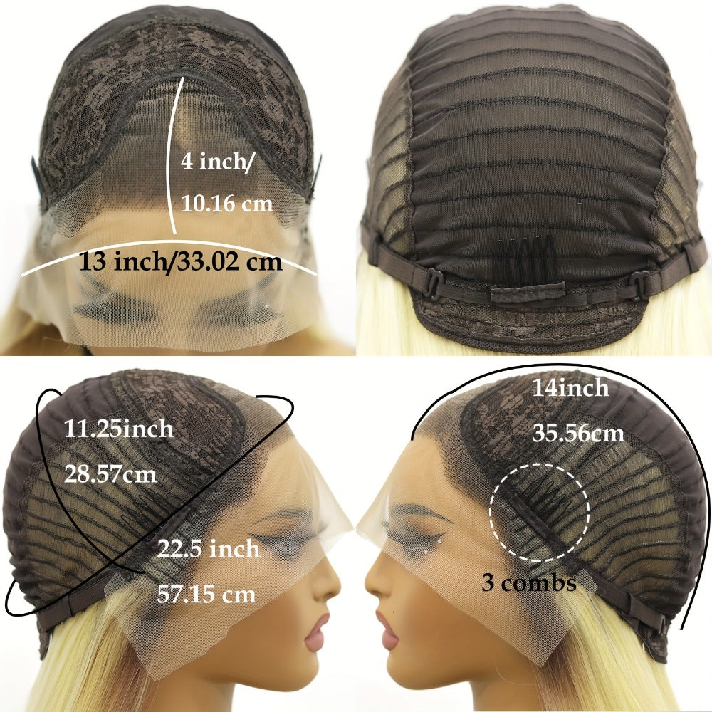 Synthetic Wig Glueless Lace Front Body Wave, in 26- and 34-Inch Options for Parties with Model-Specific Color, Length and Cap
