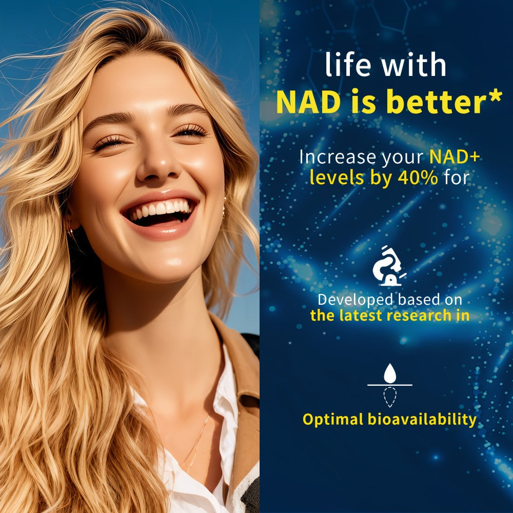 NAD+ 1400mg Liposomal Sachets with Nicotinamide Riboside, PQQ & Trans-Resveratrol, Cellular Energy — image 4