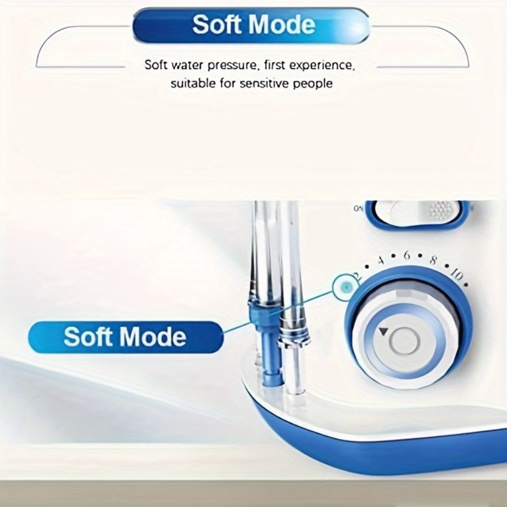 Water Flosser with Cordless Rechargeable Design, Portable Oral Irrigator in Blue or Purple for Daily Teeth Cleaning — image 3