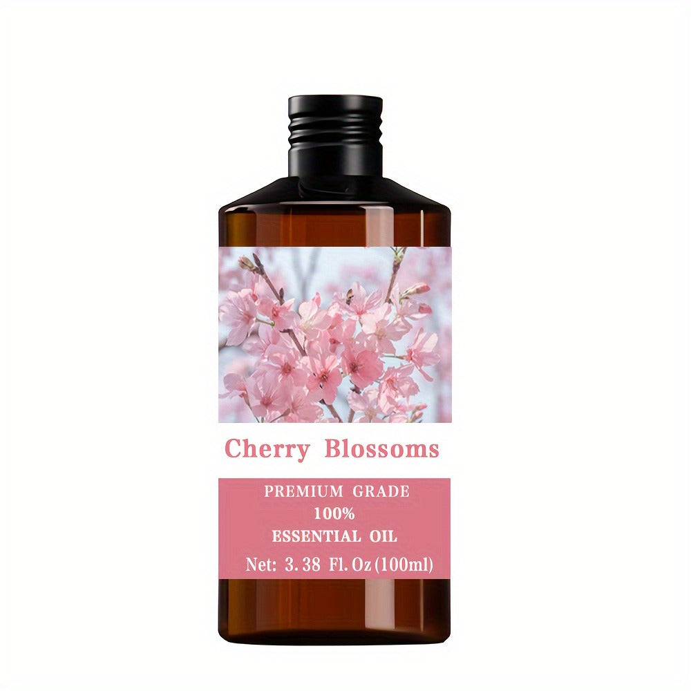Essential Oil Cherry Blossom Delicate Floral Aroma in 100ml Bottle for Diffuser, Massage and Personal Care — image 3