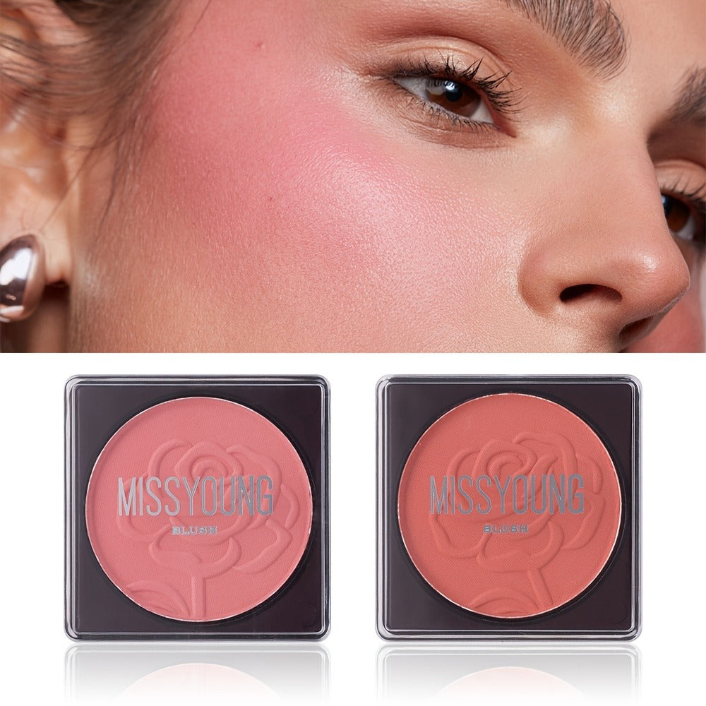 Makeup Kit 56-Piece Handled Mirror Case with Mixed Face, Eye and Lip Cosmetics in Silvery or Rose Color — image 20
