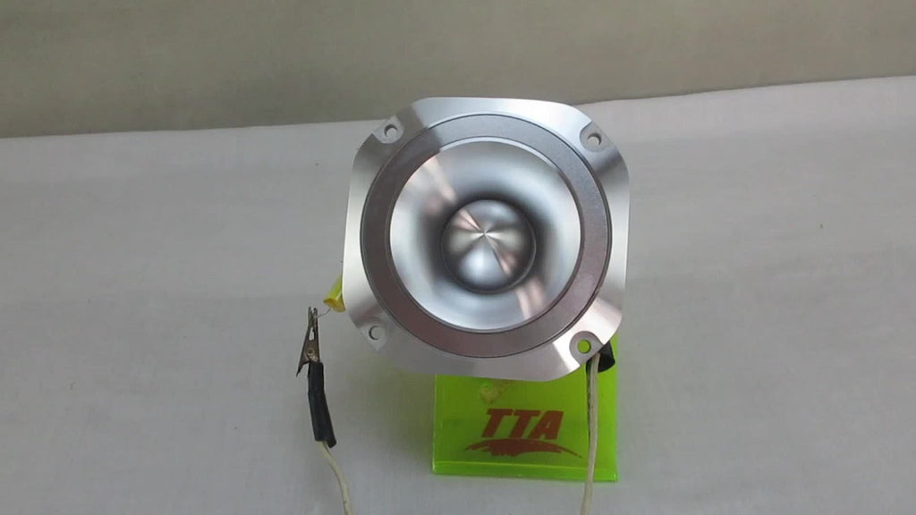4 Inch Bullet Tweeter 600W Aluminum Frame – 6 Ohm Chrome HiFi Super Tweeter for Car Audio System, Stereo High-Frequency Speak