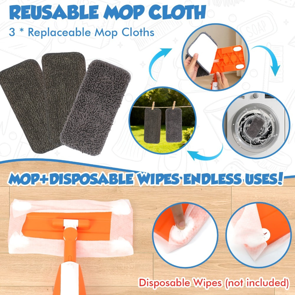 Children's Spray Mop Cleaning Toy Set with Water Sprayer & Pad with the Listed Color, Size or Set Options for Everyday Use — 