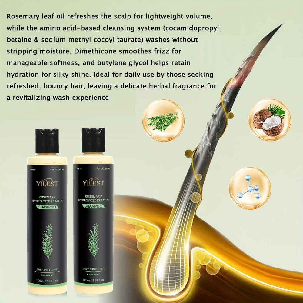 Rosemary Shampoo for Hair Growth & Volume – Enriched with Rosemary Extract, Amino Acids & Plant Squalane | Strengthening — im