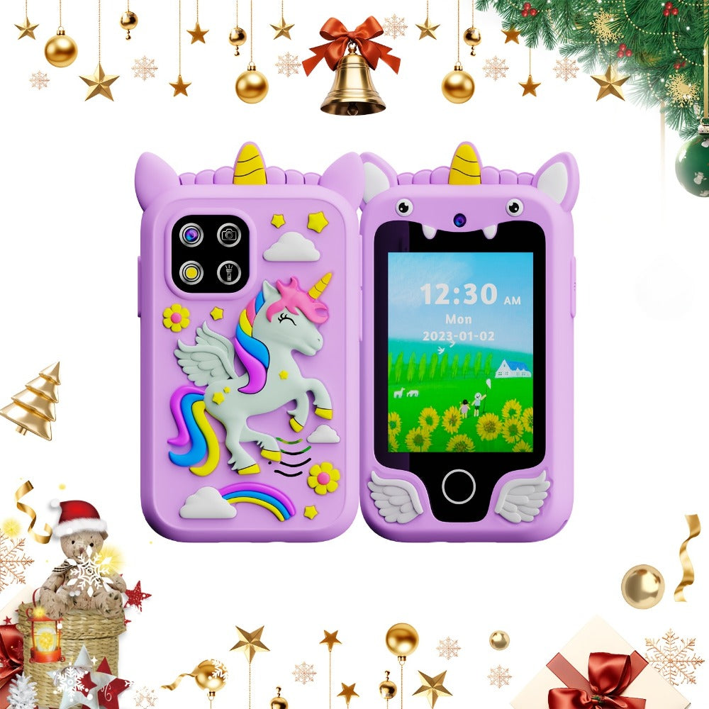 Explorer Toy Phone in Pink, Purple or Green with Dual Cameras, Touchscreen Interface and 8GB Label — image 1