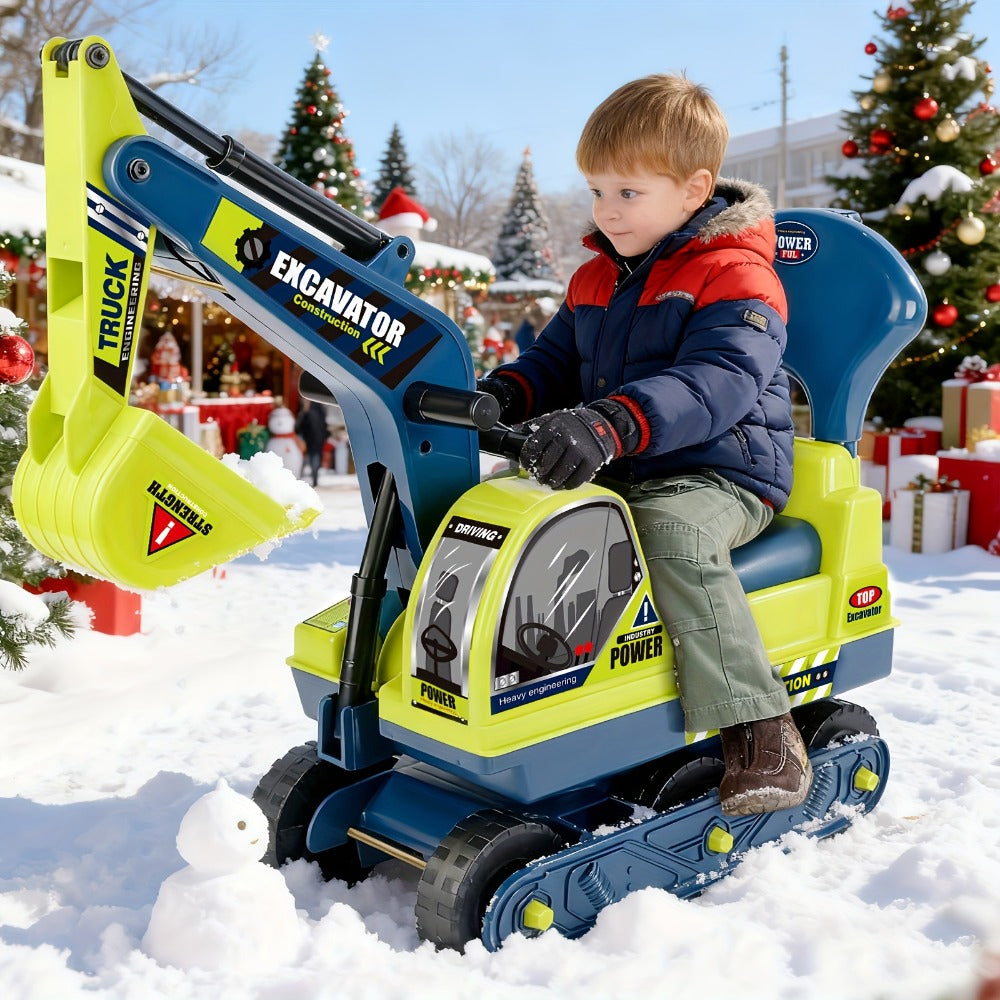 Kids Ride-On Construction Truck Large Manual-Powered Engineering Vehicle with the Listed Color, Size or Set Options for Every