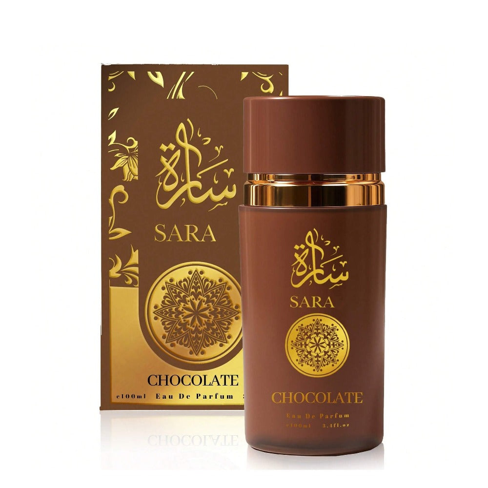 Sarah Chocolate Eau de Parfum Spray, 100 ml Brown Bottle with Cocoa, Vanilla and Amber Label Notes — image 2