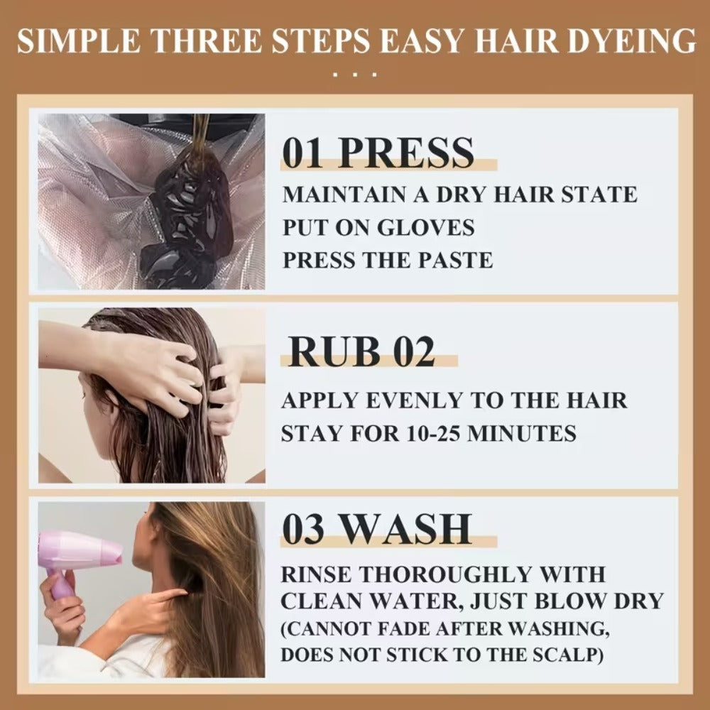 Hair Color Shampoo, YANYUTONG 4-in-1 Color Shampoo and Conditioner Pair in Three Color Options — image 7