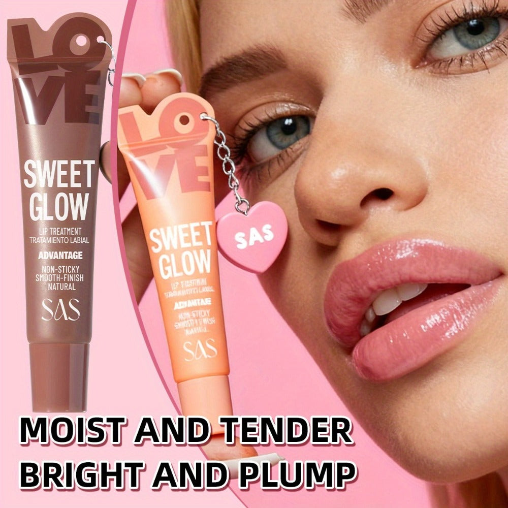 SAS Heart-Pendant Lip Gloss with 15ml Net Content, Squeeze-Tube Format and Six Numbered Shades — image 2