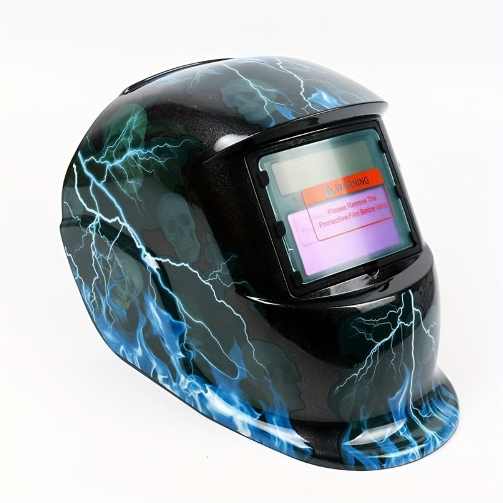 Auto-Darkening Welding Helmet Solar Powered True Color – Wide View DIN 9-13 Adjustable, 1/25000s Response — image 6