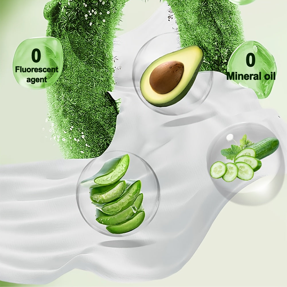 Makeup Remover Wipes Avocado Squalane Deep Cleansing Disposable Face Wipes 80 Sheets Pack for Bath Time, Home Spa and Persona