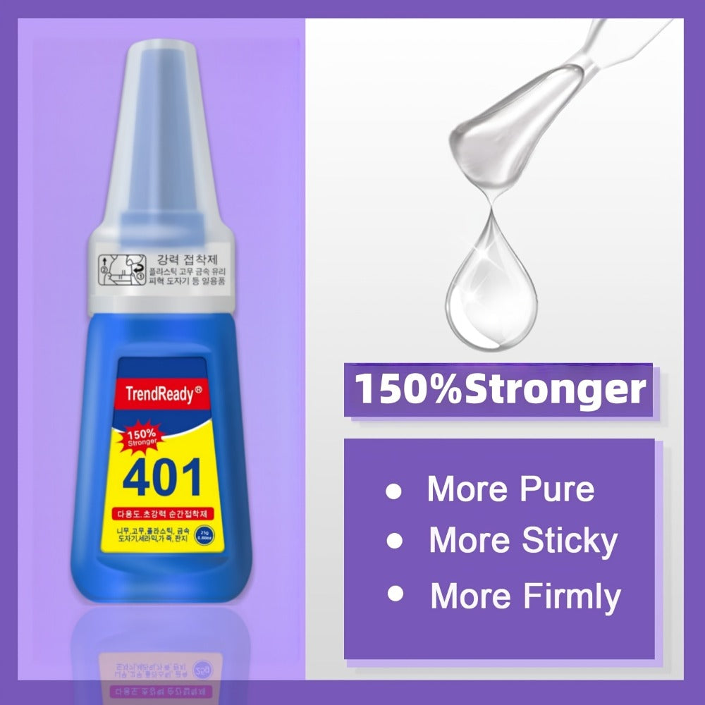 Waterproof Nail Adhesive Tabs with Nail Stickers 0.85oz Dropper Tip Bottle – Extra Strong Alcohol-Free Quick Release Long Wea