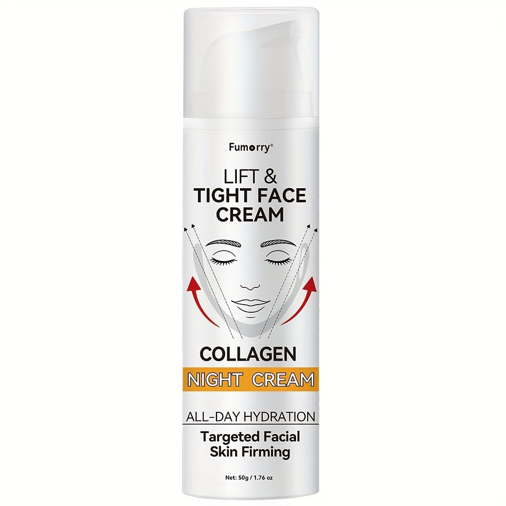 Snail Mucin Collagen Night Cream Firming Lifting Tightening Hydrating Moisturizing Anti-Aging Face Cream Soft Elastic Skin Al