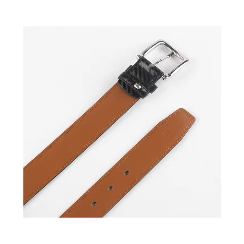 Genuine Business Leather Belt For Men Or BOY Swivel Pin Buckle Casual Versatile Belt