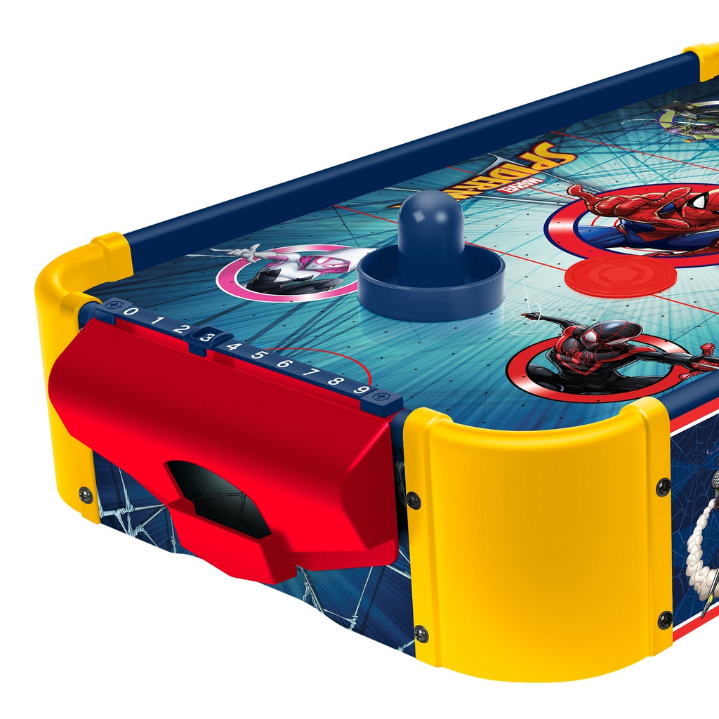 Spider-Man Tabletop Air Hockey Table Officially Licensed Marvel, Wood Electric Air Hockey Game for Kids Ages 5+ — image 3