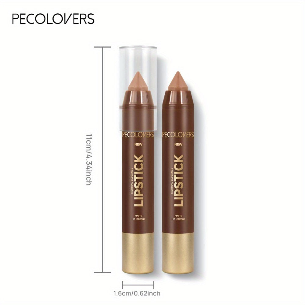 Non-Smearing Contour Lip Liner Set 6 Pcs, Smooth Paste Matte Formula Precise Definition, for Makeup, Travel and Everyday Vani