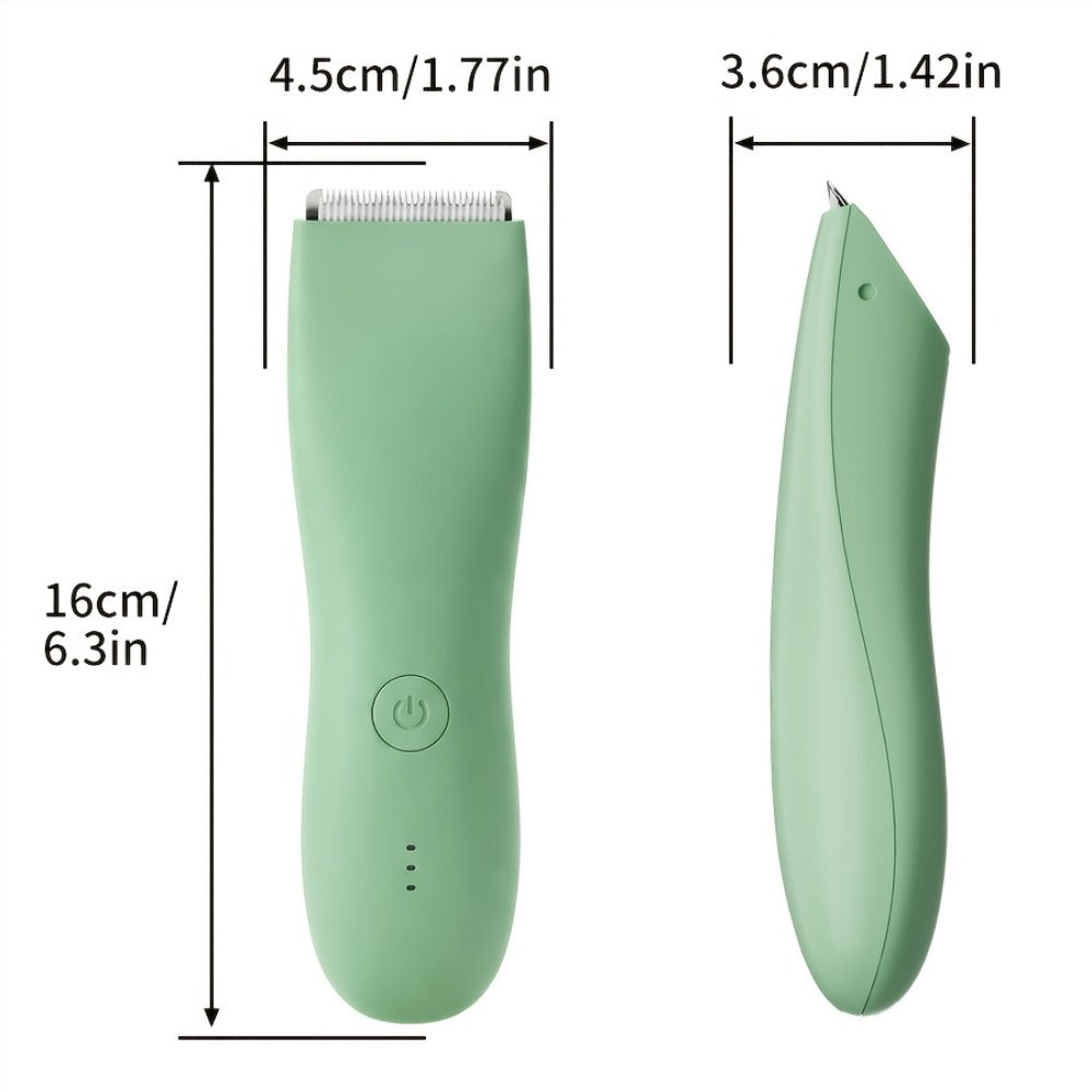 Ceramic-Blade Body Hair Trimmer with IPX6 Rating, Three Guide Guards and Four Color Options — image 6