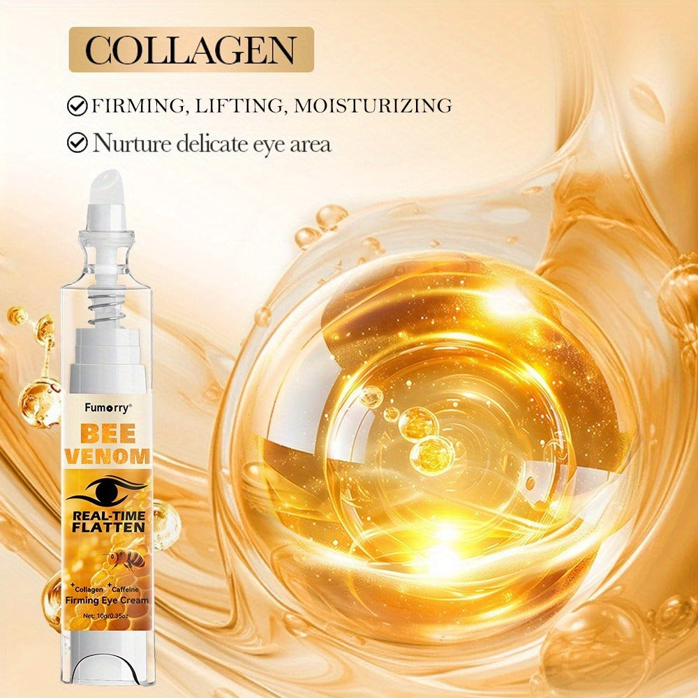 Bee Venom, Caffeine and Collagen Eye Cream Pen with White-and-Gold Body and Precision Dispenser Tip — image 8
