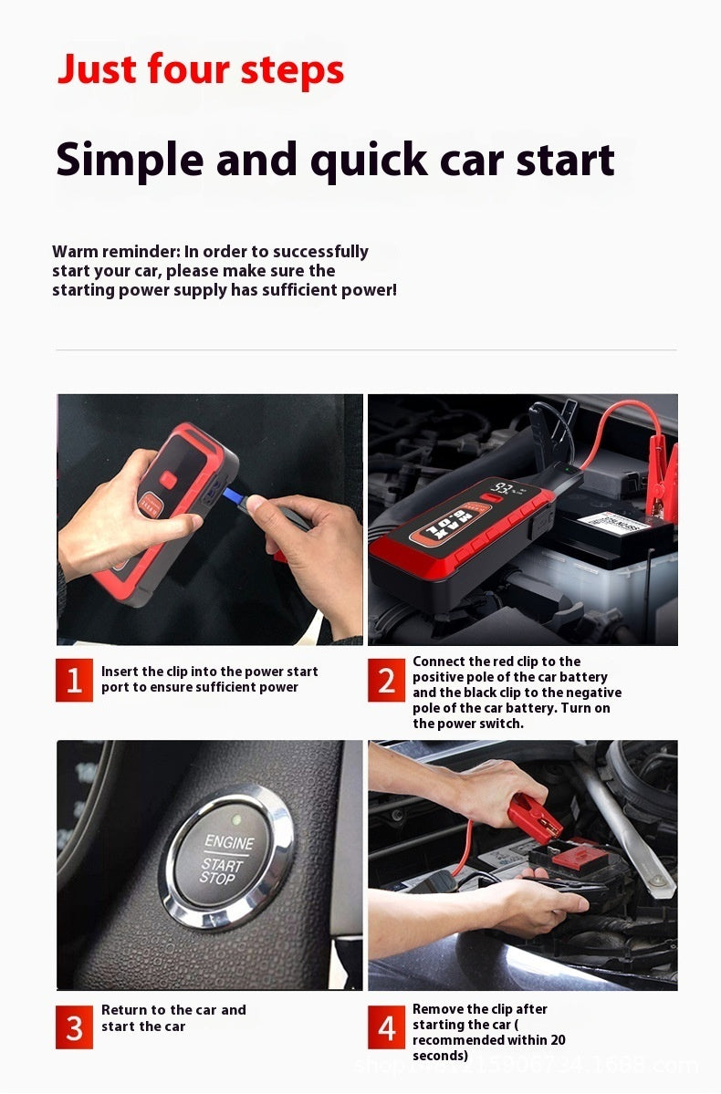 Large Capacity Automobile Emergency Start Power Source