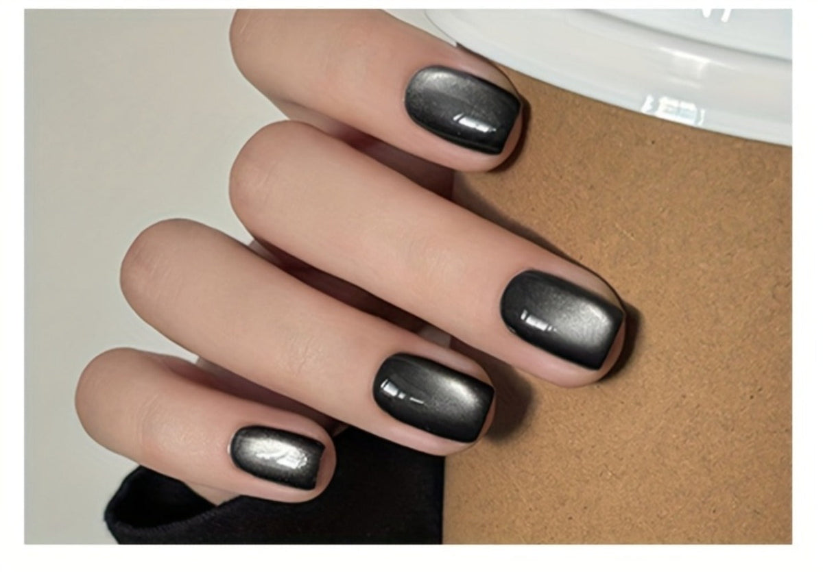 Gel Nail Polish in 10ml Black Magnetic Cat-Eye with Glass-Bead Shimmer, BGC01 or MY49 for Shimmer Art — image 18